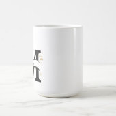 Christmas Letter M Alphabet Kaffeetasse (Mittel)