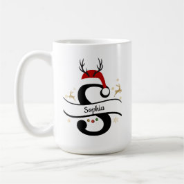 Christmas Letter S Alphabet  Kaffeetasse