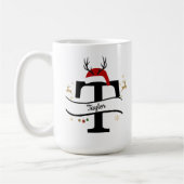 Christmas Letter T Alphabet Kaffeetasse (Links)