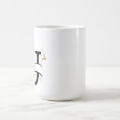 Christmas Letter U Alphabet Kaffeetasse (Mittel)