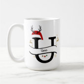 Christmas Letter U Alphabet Kaffeetasse (Links)