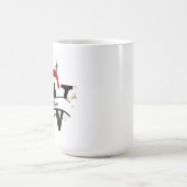 Christmas Letter W Alphabet Kaffeetasse (Mittel)