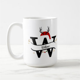 Christmas Letter W Alphabet  Kaffeetasse