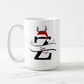 Christmas Letter Z Alphabet Kaffeetasse (Links)