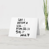 CHRISTMAS LIEBE & LET'S MEET UNTER DEM MISTLETOS KARTE (Vorderseite)