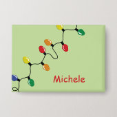 Christmas Light Bulb String mit Personalisiertem N Button (Vorderseite)