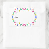 Christmas Light Gift Sticker (Tasche)