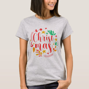 Christmas Light Steel Womens Basic T - Shirt