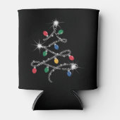Christmas Light Tree Kristall Mega Bling Dosenkühler (Vorderseite)