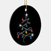 Christmas Light Tree Kristall Mega Bling Keramik Ornament (Rechts)