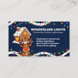 🎅🏼Christmas Lighting QR Vcard Visitenkarte