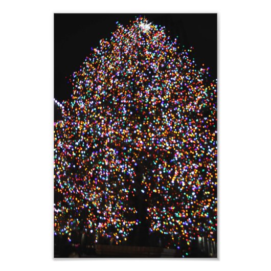 CHRISTMAS LIGHTS AM FENSTER FOTODRUCK (Vorne)