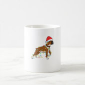 Christmas Lights Boxer Dog Lover Funny Geschenk Kaffeetasse (Mittel)