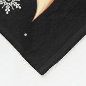 Christmas Lights Cavalier King Charles Spaniel Xma Fleecedecke (Ecke)