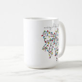 Christmas Lights Coquette Bow Kaffeetasse (VorderseiteRechts)