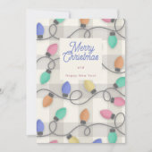 Christmas lights einladung (Vorderseite)