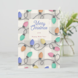 Christmas lights einladung