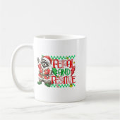Christmas Lights Feral But Festive Funny Raccoon S Kaffeetasse (Links)