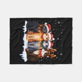 Christmas Lights For Cat Lovers Xmas  Fleecedecke (Vorderseite (Horizontal))