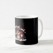 Christmas Lights French Bulldogs Xmas Frenchie Dog Kaffeetasse (VorderseiteRechts)
