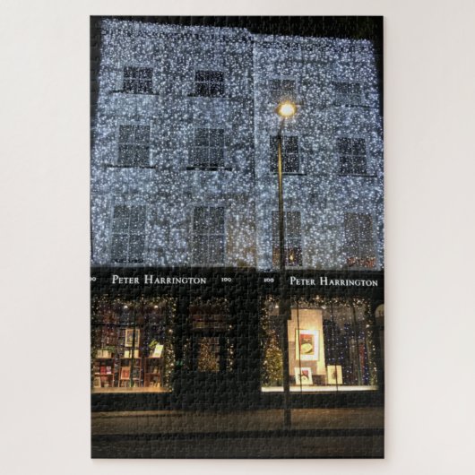 Christmas Lights, Fulham Road, Chelsea, London Ver Puzzle (Vertikal)