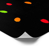 Christmas Lights Fun Holiday Novelty Bulb Strands Poster (Ecke)