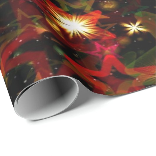Christmas Lights Geschenkpapier (Rolleneckpunkt)