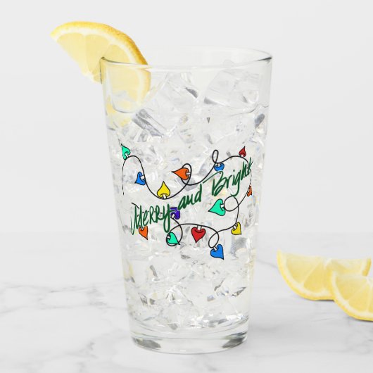 Christmas lights glas (Vorderseite Ice)