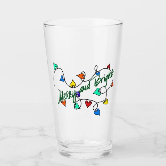 Christmas lights glas (Vorderseite)