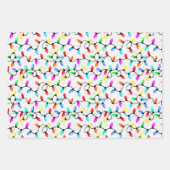 Christmas Lights In The Snow Geschenkpapier Set (Vorderseite)