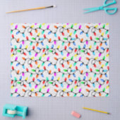 Christmas Lights In The Snow Seidenpapier (Basteln)