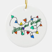 Christmas lights keramik ornament (Vorne)