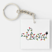 Christmas Lights Love Schlüsselanhänger (Vorderseite)