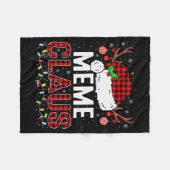 Christmas Lights Meme Claus Family Matching Xmas P Fleecedecke (Vorderseite (Horizontal))