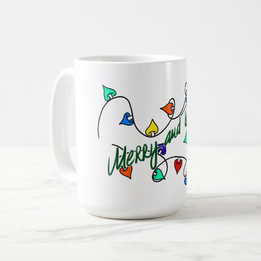 Christmas lights mug kaffeetasse (Vorderseite Links)