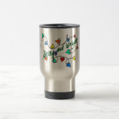 Christmas lights mug reisebecher (Mittel)