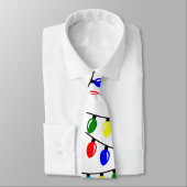 Christmas Lights Neck Tie Krawatte (Gebunden)