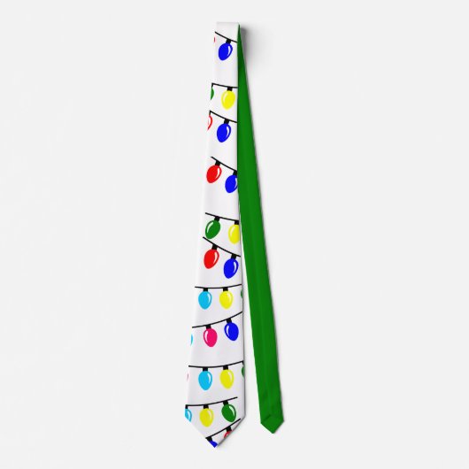 Christmas Lights Neck Tie Krawatte (Vorderseite)