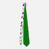 Christmas Lights Neck Tie Krawatte (Rückseite)