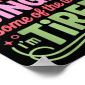 Christmas Lights Probably Just Gonna Jingle Some O Poster (Ecke)