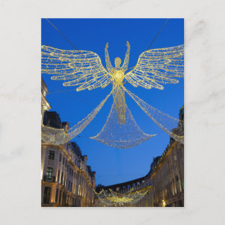 Christmas Lights, Regent Street, London Postcard Postkarte