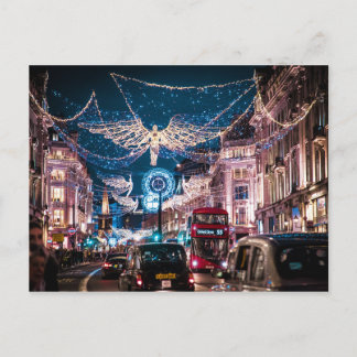 CHRISTMAS LIGHTS - REGENT STREET, LONDON, Vereinig Postkarte