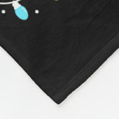 Christmas Lights Single Dad Claus Family Matching  Fleecedecke (Ecke)