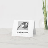 Christmas lights Skull card Feiertagskarte (Rückseite)