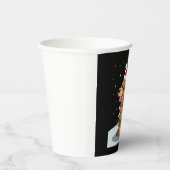 Christmas Lights Soft Coated Wheaten Terrier Dog T Pappbecher (Rechts)