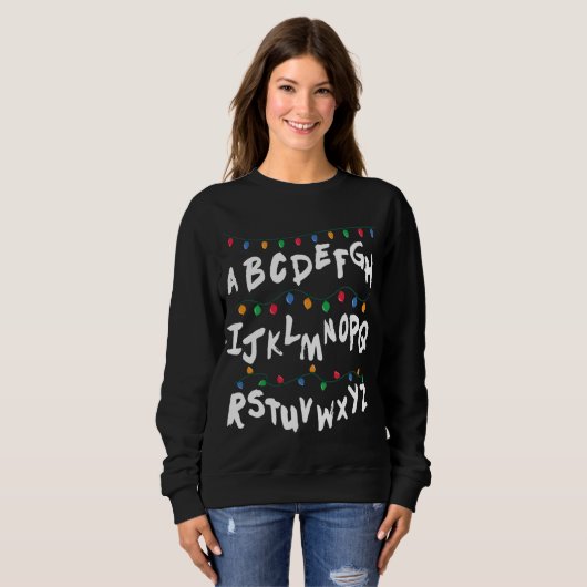 Christmas Lights Stranger Sweatshirt (Vorne ganz)