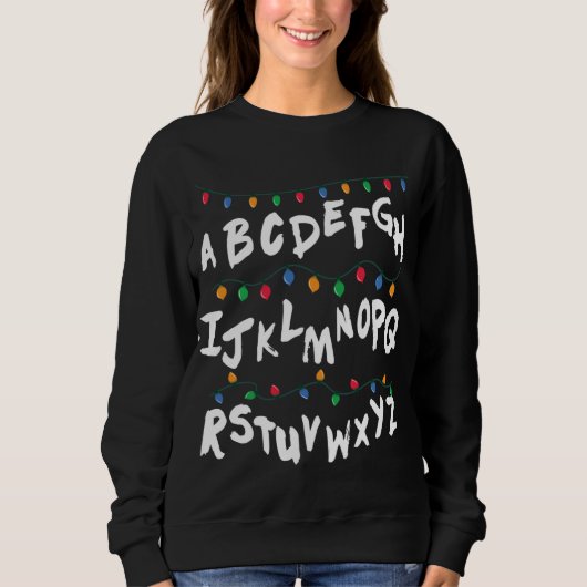 Christmas Lights Stranger Sweatshirt (Vorderseite)