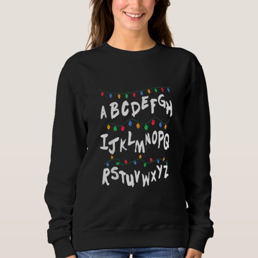 Christmas Lights Stranger Sweatshirt (Vorderseite)