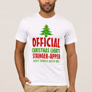 Christmas Lights Stringer Upper T-Shirt