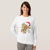 Christmas Lights Teddy Bear T-Shirt (Vorne ganz)